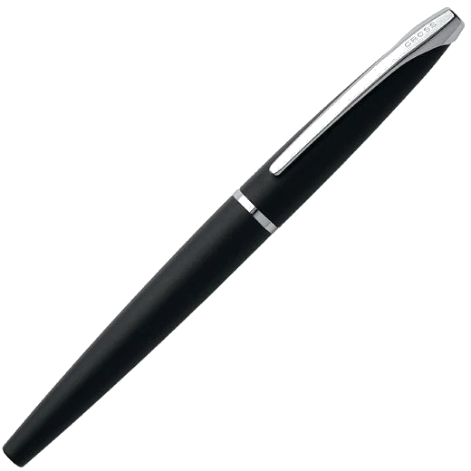 Cross Basalt Black ATX Rollerball Pen - Image 2