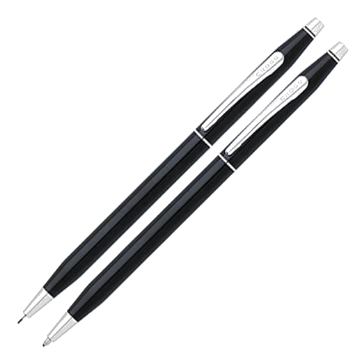 Cross Black Ballpoint Pen and Mechanical Pencil Set