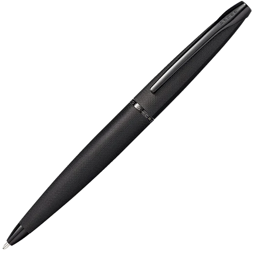 Cross Brushed Black ATX Ballpoint Pen