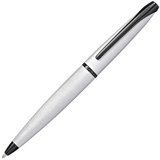 Cross Brushed Chrome ATX Ballpoint and Fountain Pen Set - Image 2
