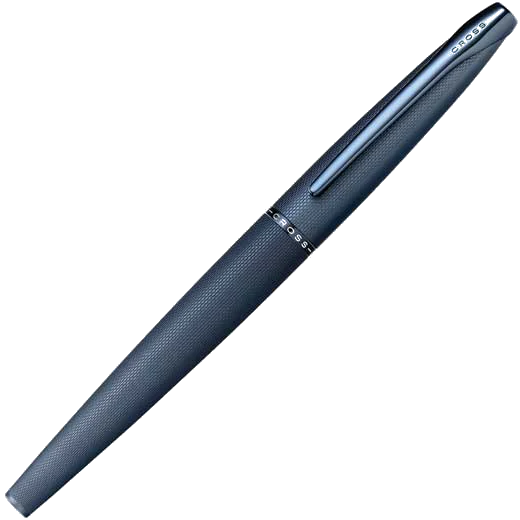 Cross Brushed Dark Blue ATX Rollerball Pen - Image 2