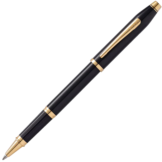 Cross Black Lacquer Century II Rollerball Pen