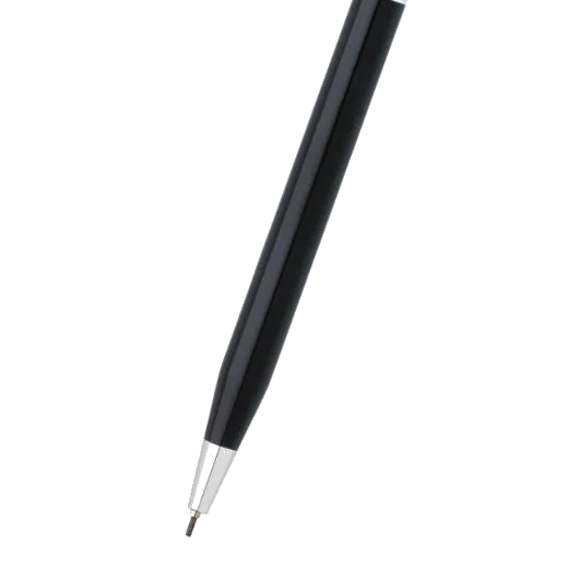 Cross Classic Century Black Lacquer 0.7mm Mechanical Pencil with Chrome Trim - Image 2