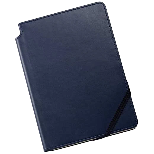 Cross Click Metallic Navy Blue Ballpoint Pen with Navy Blue Journal Gift Set - Image 3