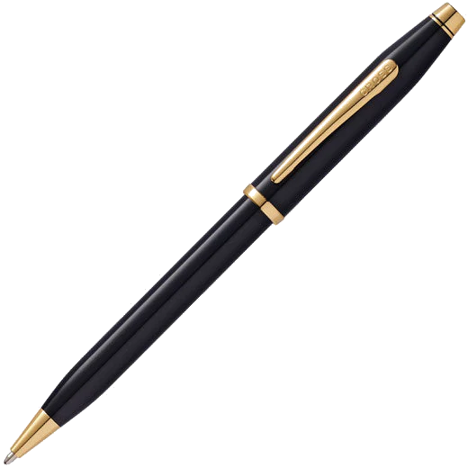 Cross Black Lacquer Century II Ballpoint Pen