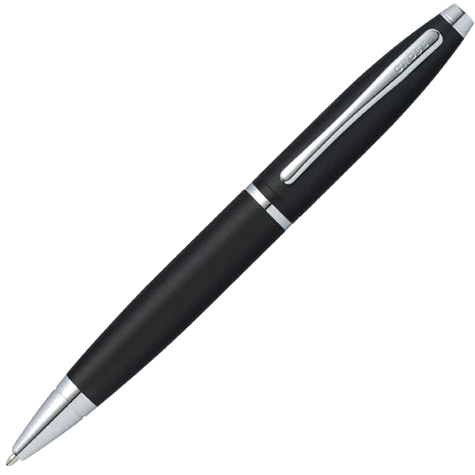 Cross Matt Black Lacquer Calais Ballpoint Pen