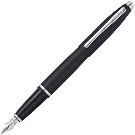Cross Matt Black Lacquer Calais Fountain Pen