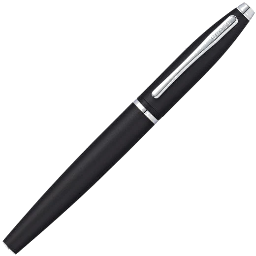Cross Matt Black Lacquer Calais Rollerball Pen - Image 2