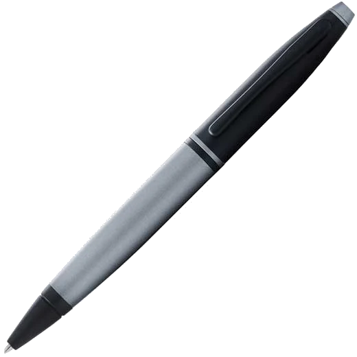 Cross Matte Gray & Black Lacquer Calais Ballpoint Pen