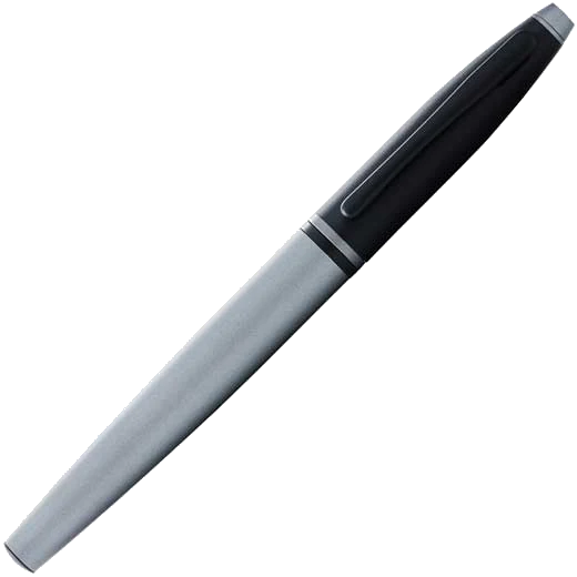 Cross Matte Gray & Black Lacquer Calais Fountain Pen - Image 2