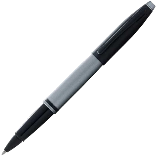 Cross Matte Gray & Black Lacquer Calais Rollerball Pen