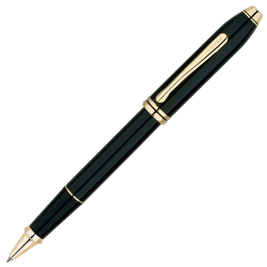 Cross Black Lacquer Townsend Rollerball Pen