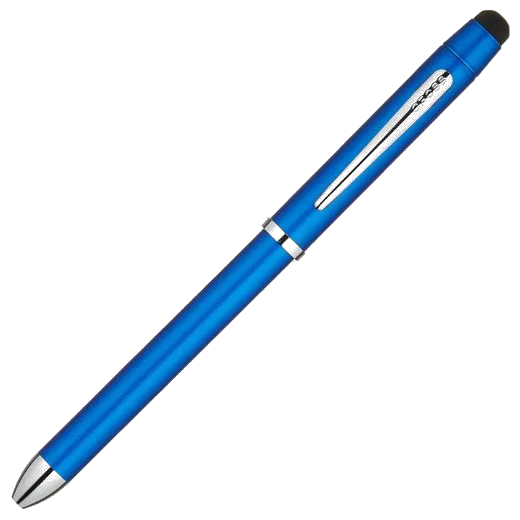 Cross Tech3+ Metallic Blue and Chrome Multi-Function Pen - Image 2