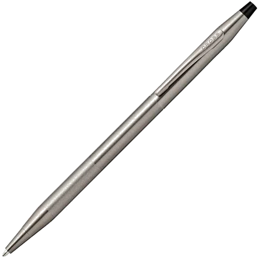 Cross Titanium Gray Classic Century Micro-Knurl Detail Ballpoint Pen