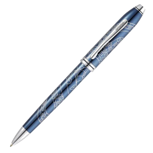 Cross Townsend Blue Lacquer 2025 Zodiac Year of the Snake Ballpoint Pen