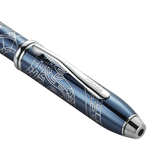 Cross Townsend Blue Lacquer 2025 Zodiac Year of the Snake Ballpoint Pen - Image 2