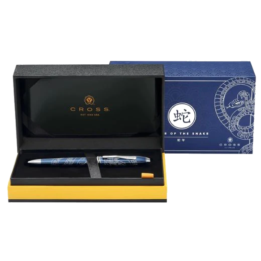 Cross Townsend Blue Lacquer 2025 Zodiac Year of the Snake Ballpoint Pen - Image 4