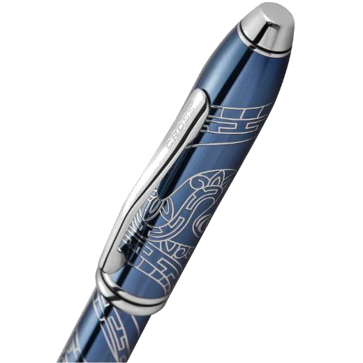Cross Townsend Blue Lacquer 2025 Zodiac Year of the Snake Rollerball Pen - Image 2