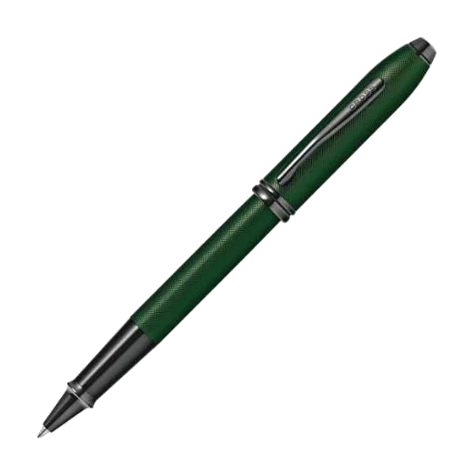 Cross Townsend Matte Green Micro-Knurl Rollerball Pen