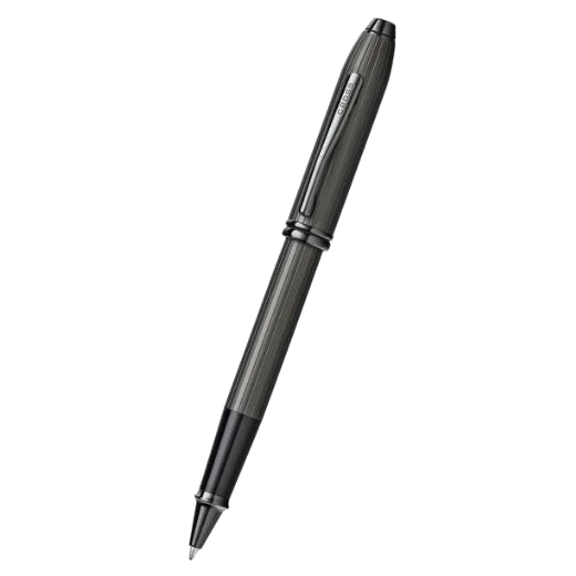 Cross Townsend® Matte Black & Glossy Black PVD Rollerball Pen
