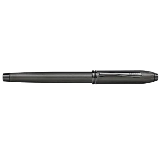 Cross Townsend® Matte Black & Glossy Black PVD Rollerball Pen - Image 2