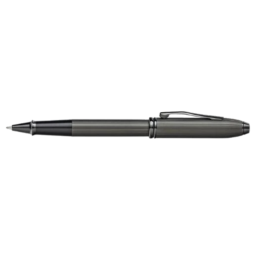 Cross Townsend® Matte Black & Glossy Black PVD Rollerball Pen - Image 3