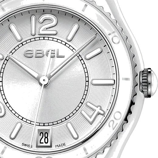 Ebel Onde Ladies' Watch - X-1 White Ceramic, Stainless Steel Case - Image 3