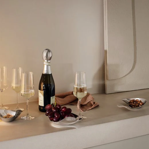 Georg Jensen Bernadotte Champagne Flute Glasses, Set of 6 - Image 3