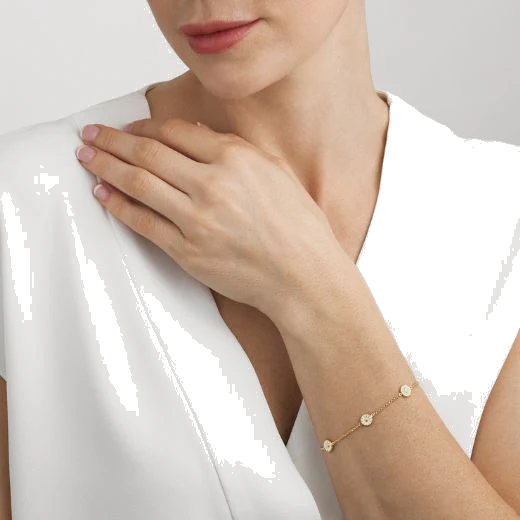 Georg Jensen Daisy 18 KT Gold-Plated Bracelet - Image 2