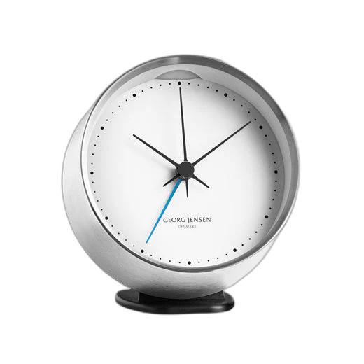 Georg Jensen Koppel 10cm Clock w. Alarm