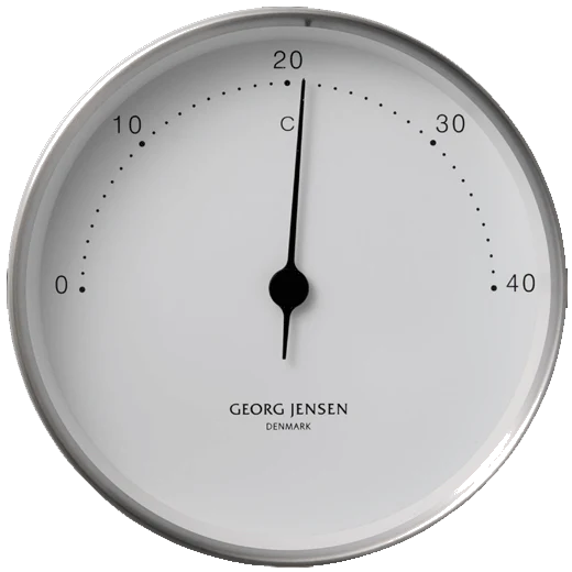 Georg Jensen Koppel 10cm White Dial Thermometer