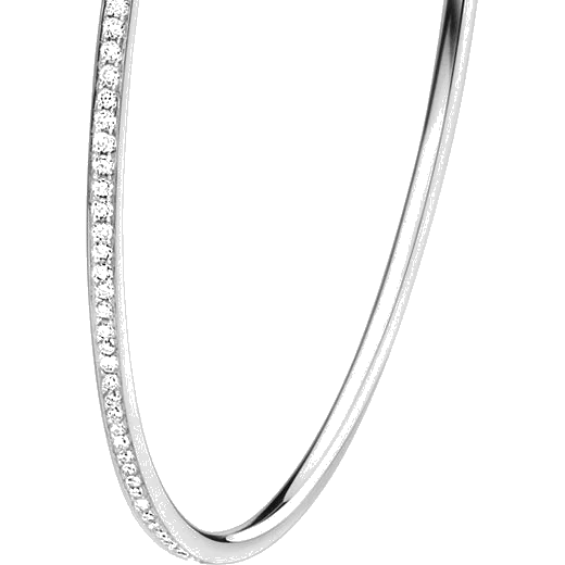 Georg Jensen Magic Bangle 18 Kt. White Gold with Brilliant Cut Diamonds - Image 3