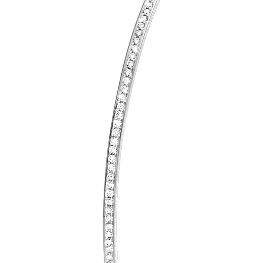Georg Jensen Magic Bangle 18 Kt. White Gold with Brilliant Cut Diamonds - Image 4