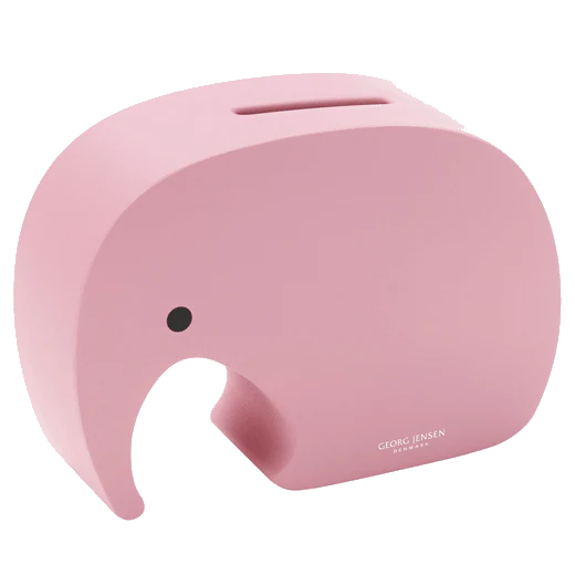Georg Jensen Miniphant Strawberry Blush Money Box