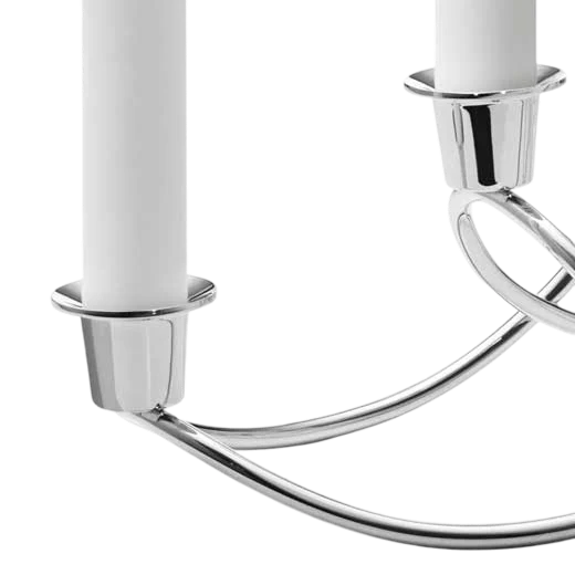 Georg Jensen Mirror Polished Stainless Steel Harmony Candle Holder - Image 3