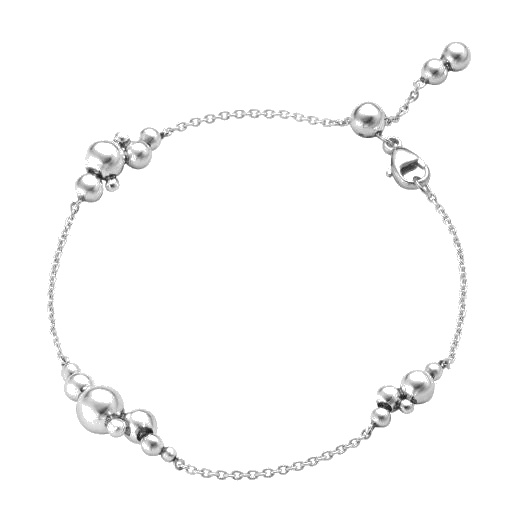 Georg Jensen Moonlight Grapes Cluster Sterling Silver Bracelet