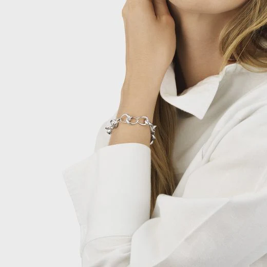 Georg Jensen Offspring Link Sterling Silver Bracelet - Image 3