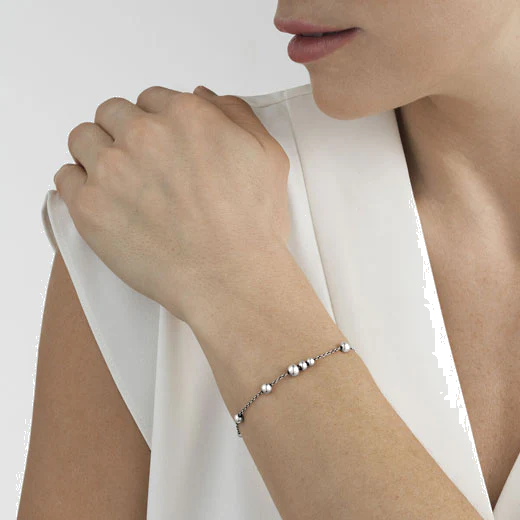 Georg Jensen Oxidised Sterling Silver Moonlight Grapes Bracelet - Image 2