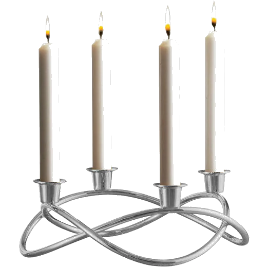 Georg Jensen Season Silver Candleholder