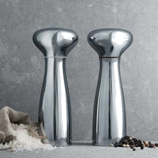 Georg Jensen Stainless Steel Alfredo Salt & Pepper Shakers - Image 4
