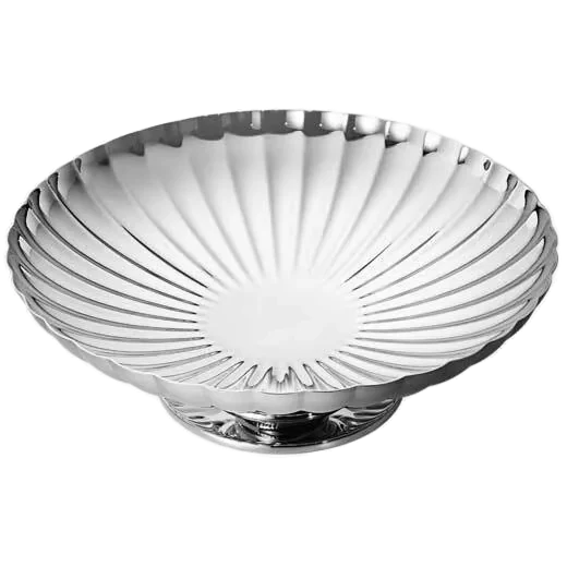 Georg Jensen Stainless Steel Bernadotte Dish on Stand - Image 2