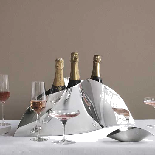 Georg Jensen Stainless Steel Indulgence Grand Champagne Cooler - Image 3