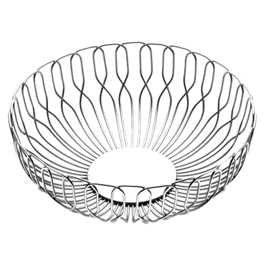 Georg Jensen Stainless Steel Small Alfredo Bread Basket
