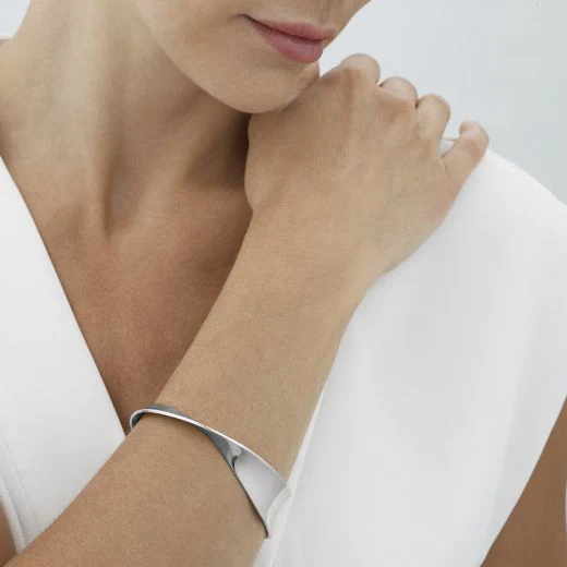 Georg Jensen Sterling Silver Moebius Bangle - Image 2