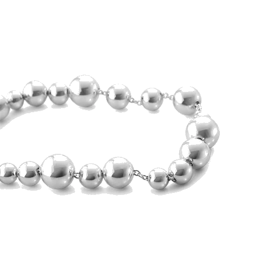 Georg Jensen Sterling Silver Moonlight Grapes Mixed Beads Bracelet - Image 2