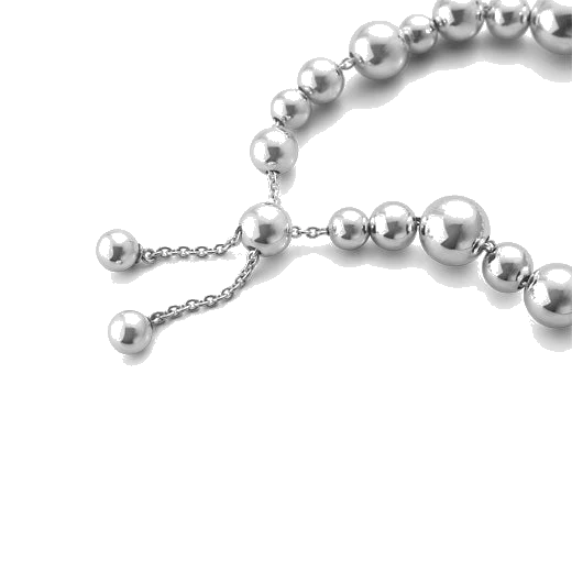 Georg Jensen Sterling Silver Moonlight Grapes Mixed Beads Bracelet - Image 3