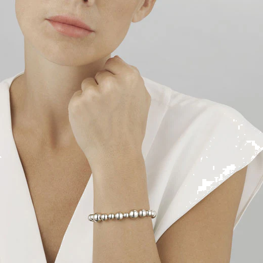 Georg Jensen Sterling Silver Moonlight Grapes Mixed Beads Bracelet - Image 4