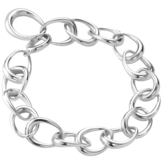 Georg Jensen Sterling Silver Offspring Bracelet