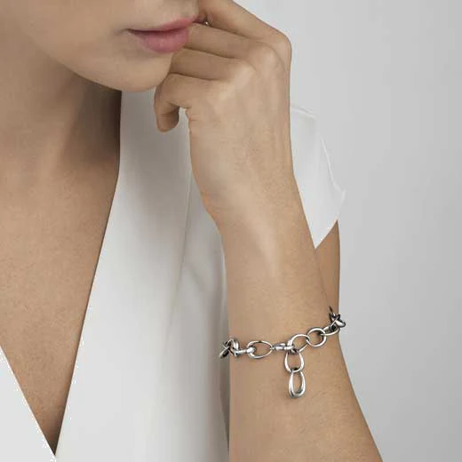 Georg Jensen Sterling Silver Offspring Bracelet - Image 2