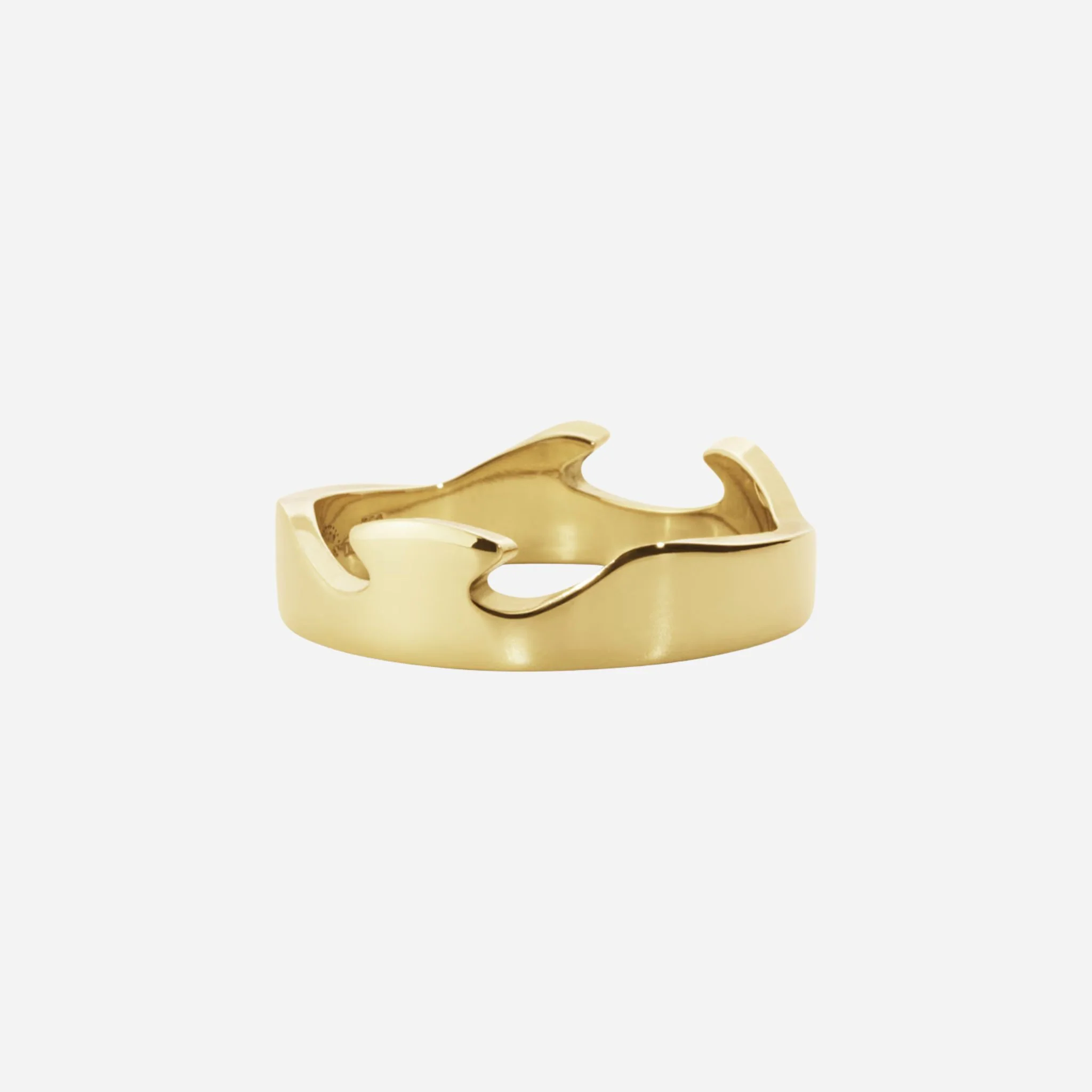 Georg Jensen Yellow Gold Fusion End Ring-53 NK - Image 2